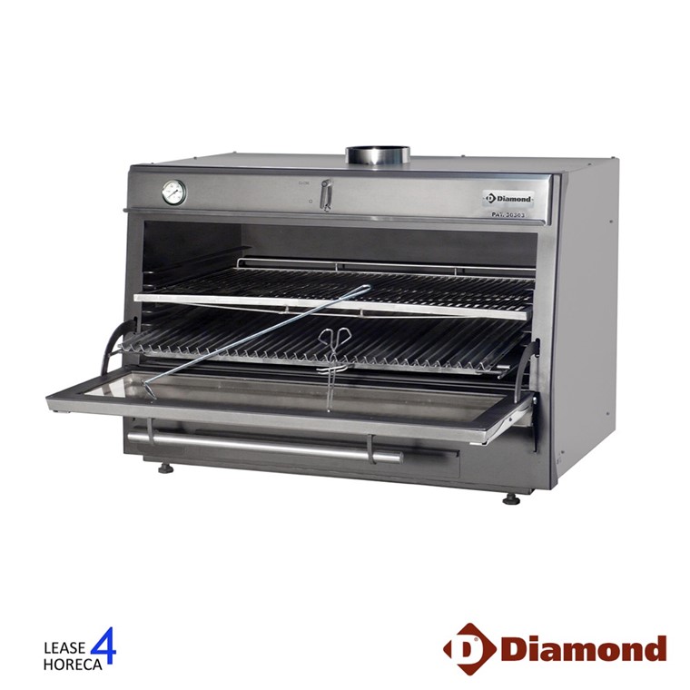 Charcoal Oven 60 kg (CBQ-120-SS RVS)